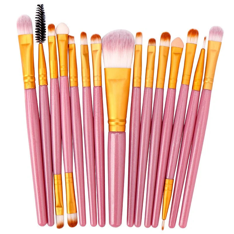 Makeup kwastenset (15-delig)