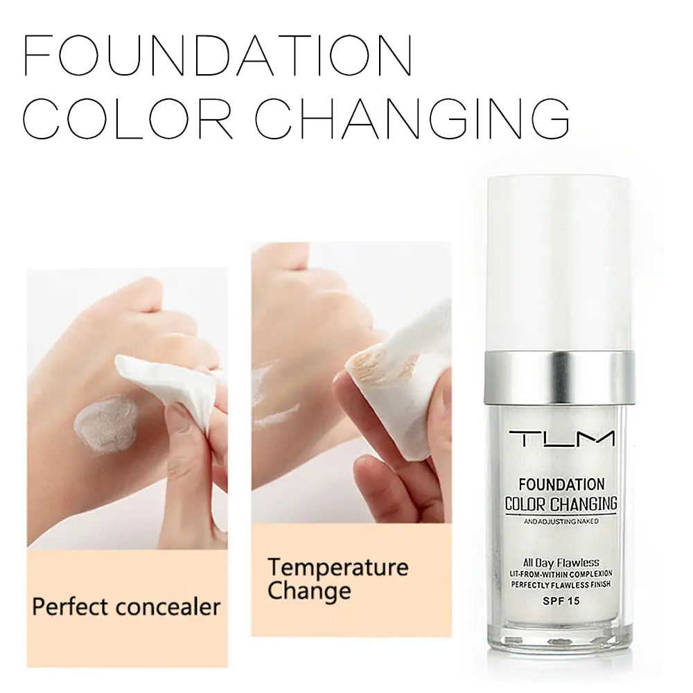 TLM - Color changing foundation